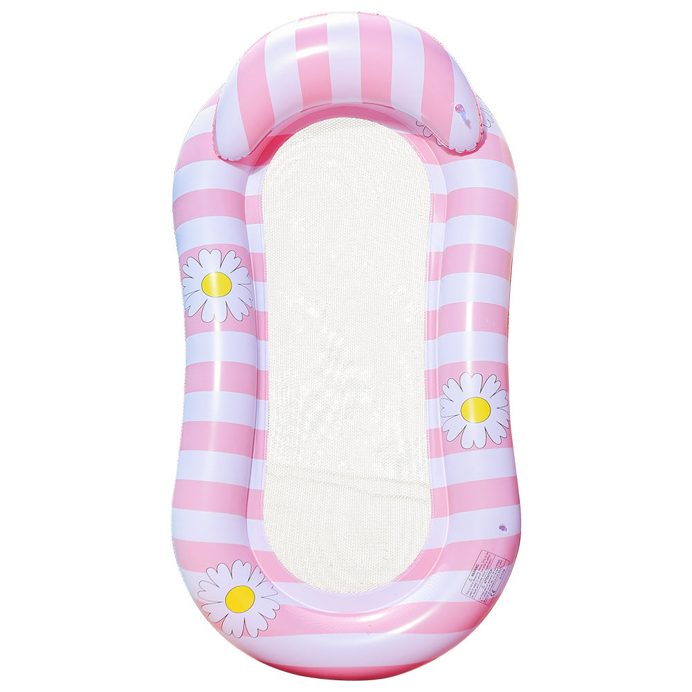 Unisex oppustbar solstol med nettingbunn Luvikno