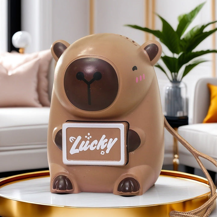 Dame Mini-USB-luftfukter med dyremotiv Luvikno