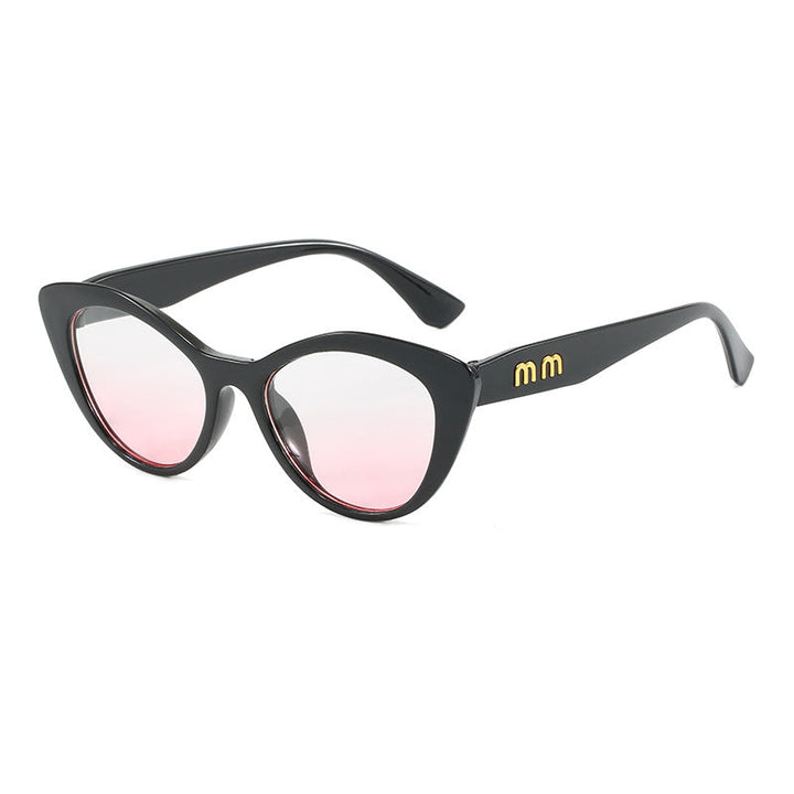 Damen Cat-Eye solbriller i trendy vintage-stil Luvikno