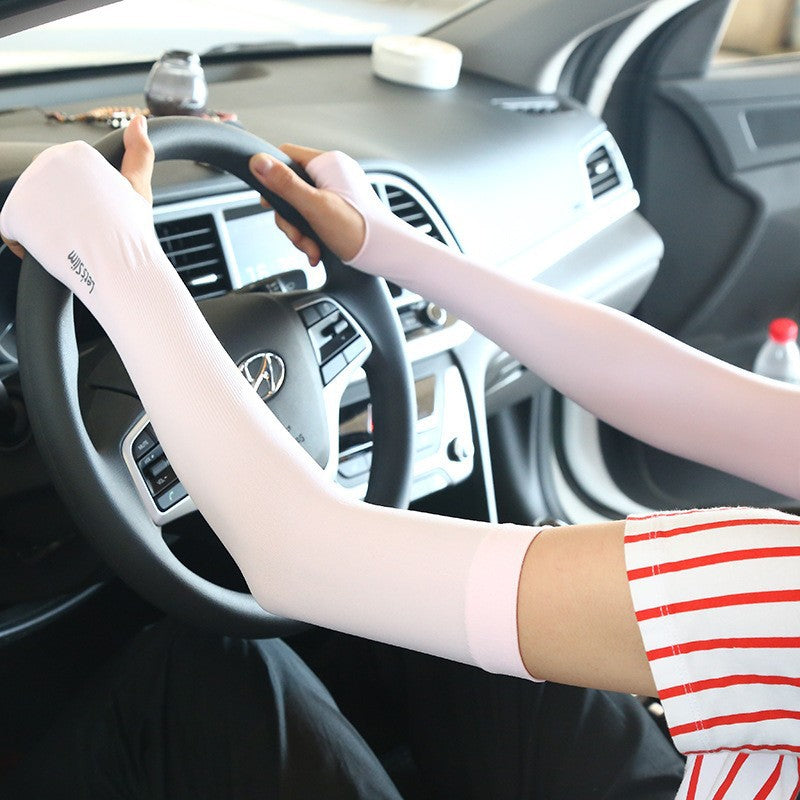 Dame UV-beskyttelse Armstuler med elastisk kompresjonsmateriale Luvikno