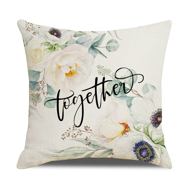Kvinnelig Elegant Putetrekk med Blomsterdesign Luvikno
