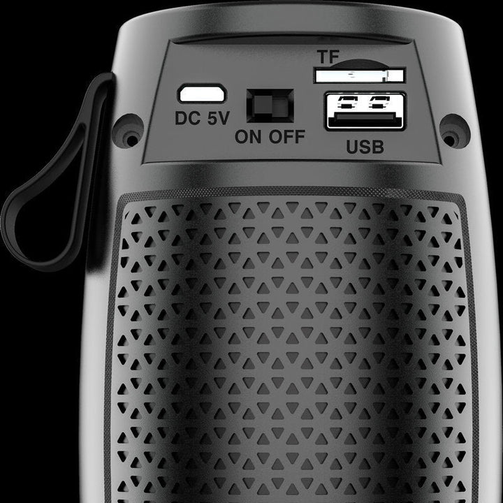 Dame multifunksjonell Bluetooth-høyttaler med LED-lyseffekter Luvikno