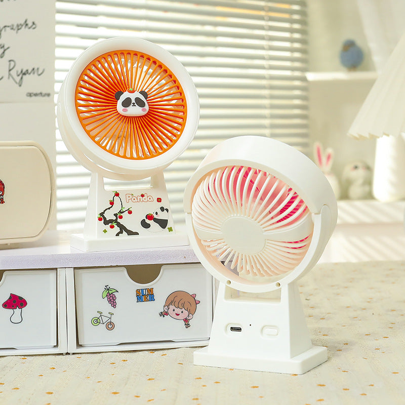Damer bærbar mini vifte med panda design Luvikno