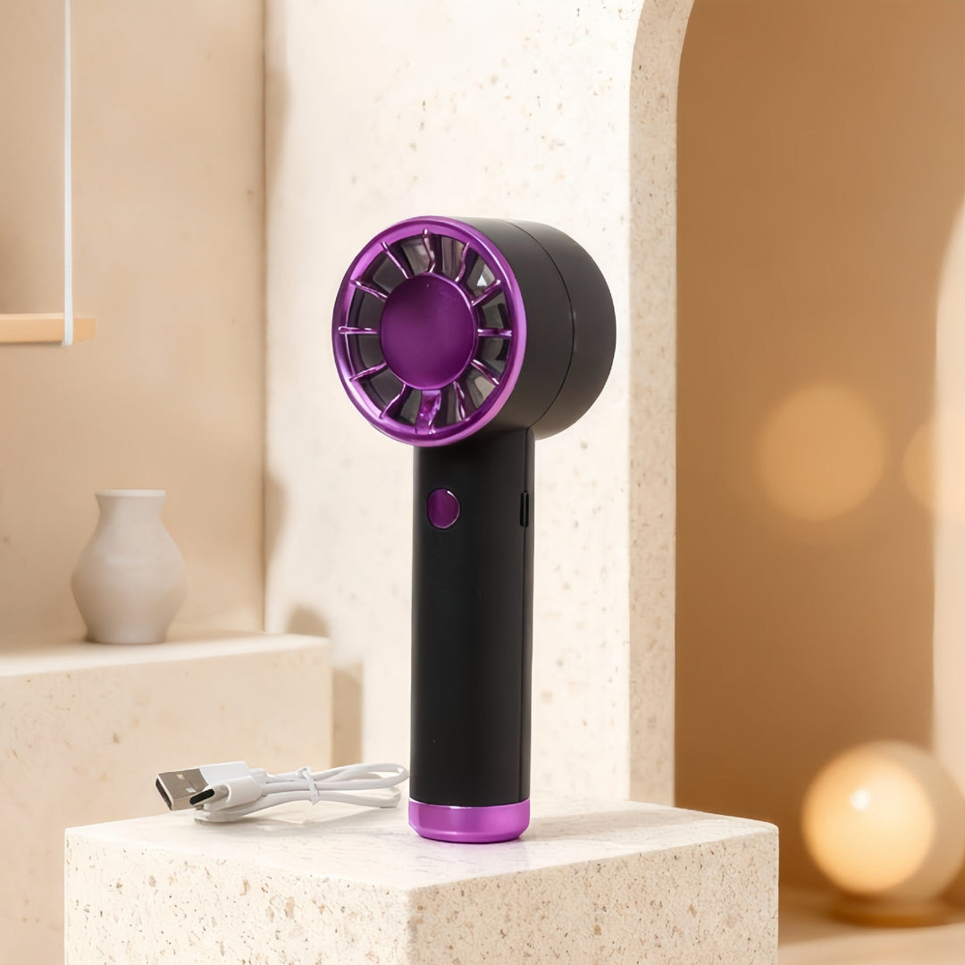 Dame Bærbar Håndvifte med USB-ladefunksjon og ergonomisk design Luvikno