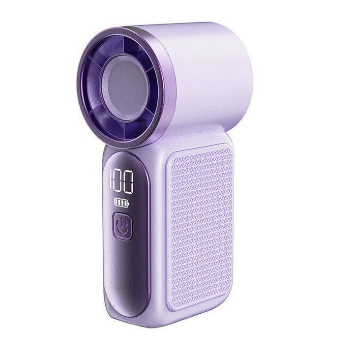 Kjølende bærbar håndholdt bladløs vifte med USB-oppladbart batteri Luvikno