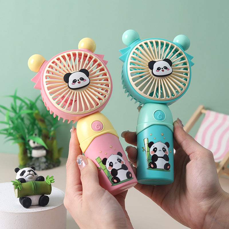 Bærbar panda-tema mini vifte Luvikno