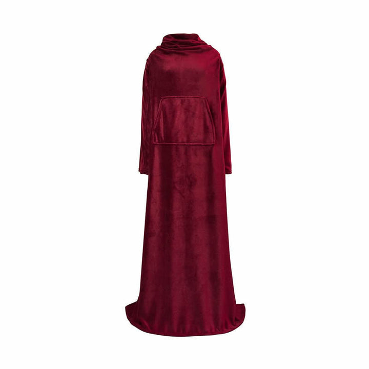 Dame kosesl blanket med ermer og lommer Luvikno