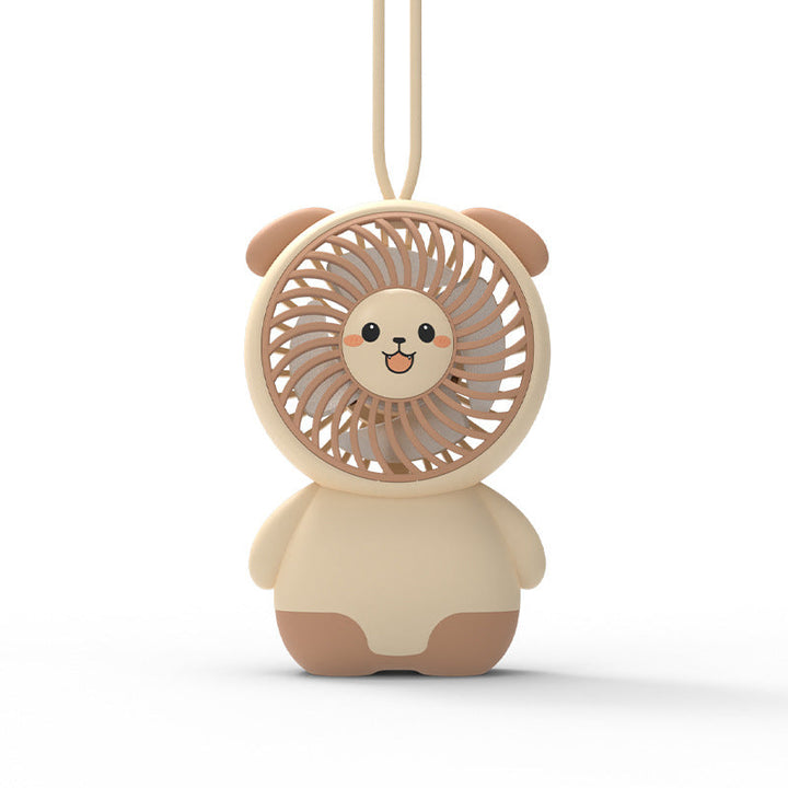 Dame Bærbar Mini Dyrefan med søtt Panda-design Luvikno