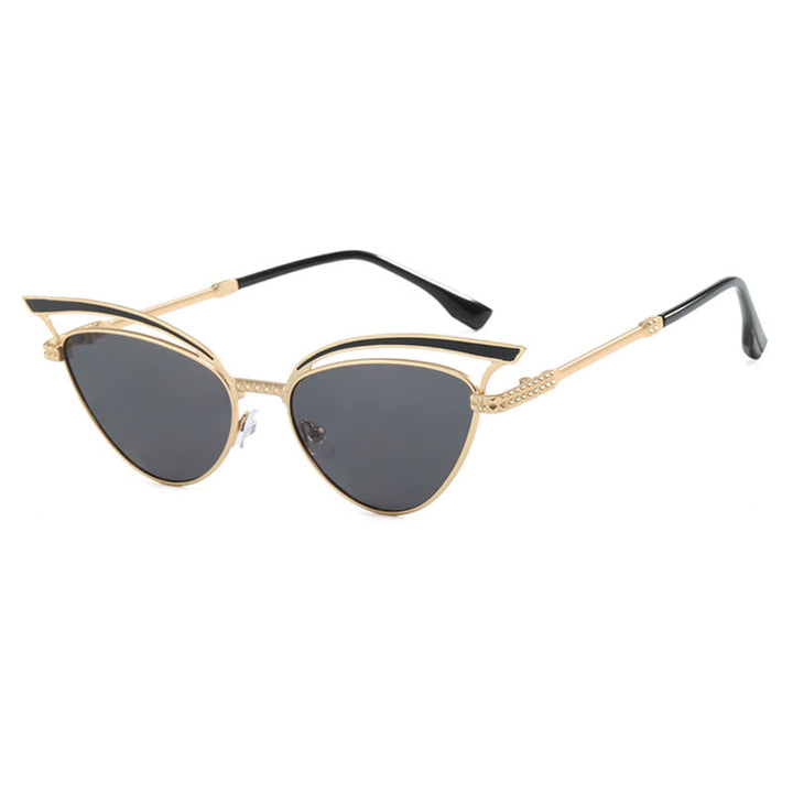 Dame Cat-Eye Briller med filigran designelement Luvikno