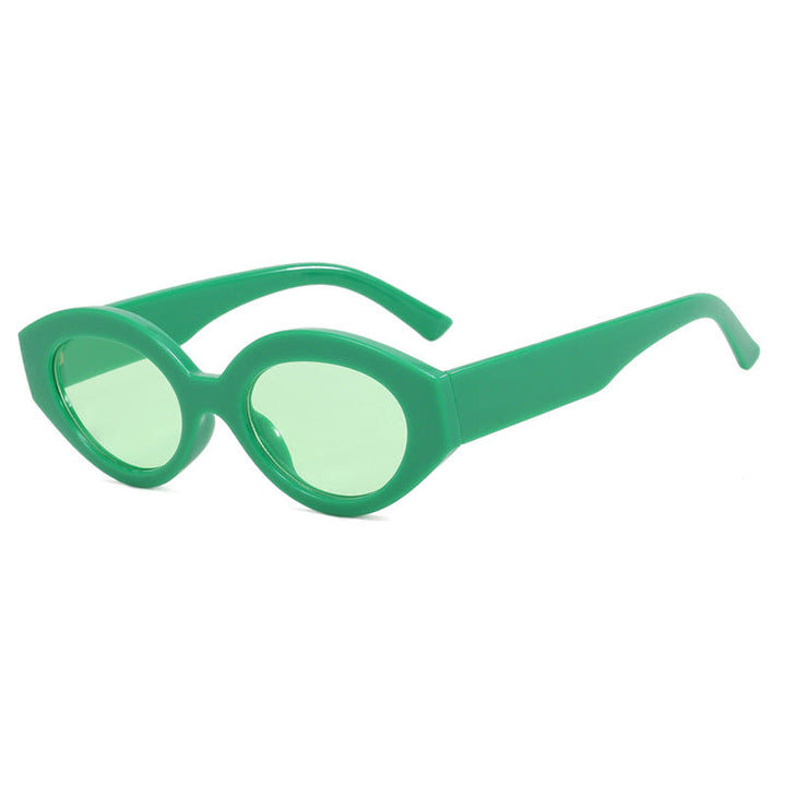 Dame kreativ solbrille i elegant retro-stil Luvikno