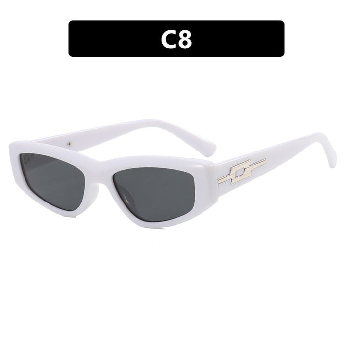Dame moteriktig solbrille i trendig kattøye-design Luvikno