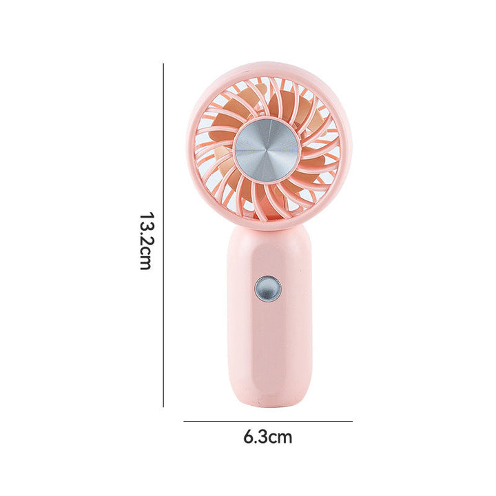 Dame Bærbar Mini Håndvifte med ergonomisk design og USB-ladefunksjon Luvikno