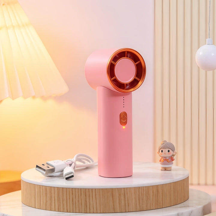 Dame bærbar USB håndvifte med moderne design Luvikno
