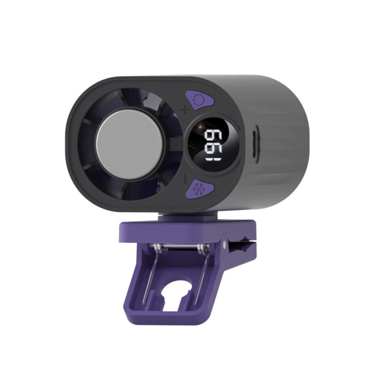 Clip-On Bærbar Digital Kjøleventilator Luvikno