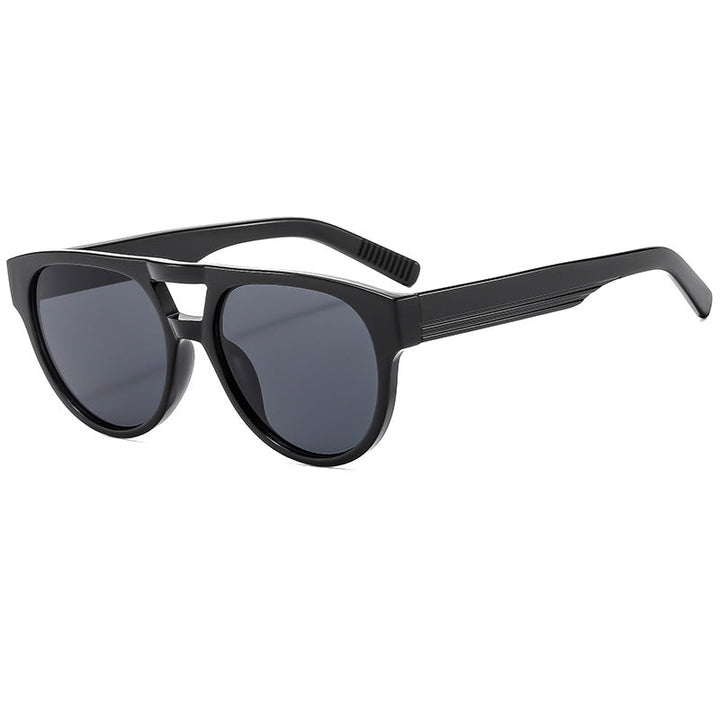 Dame cat-eye solbrille med elegant, robust ramme og UV-beskyttelse Luvikno