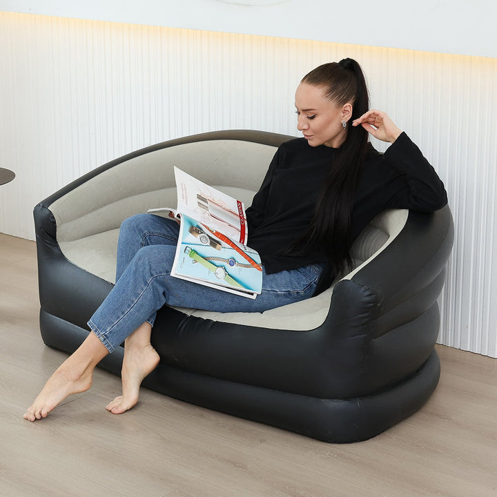 Kvinne Oppblåsbar Lounge Sofa Luvikno
