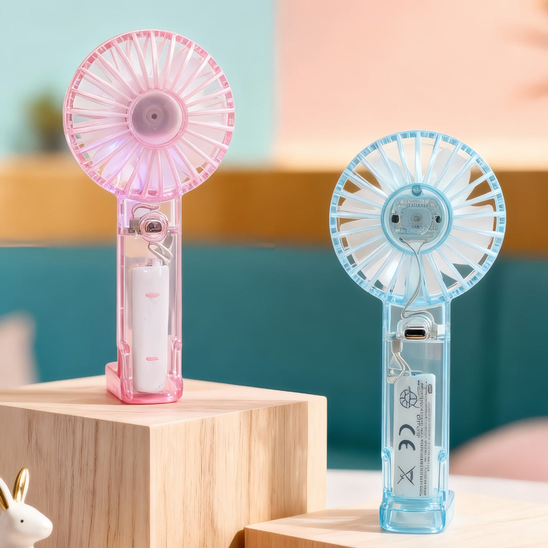 Bærbar Usb bordvifte med flere hastighetsinnstillinger og led-belysning Luvikno