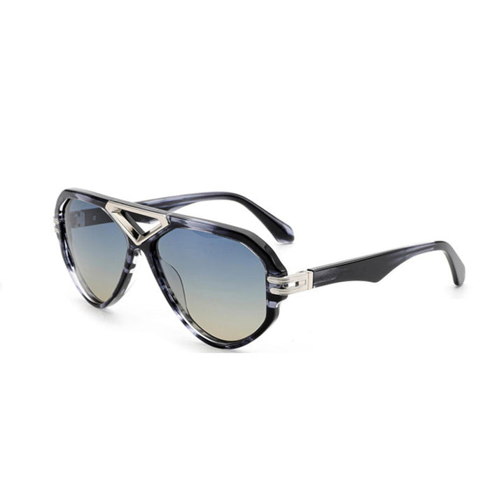 Damer elegant solbrille med markant ramme Luvikno