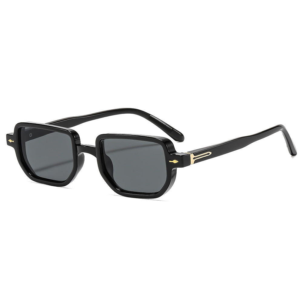 Dame kvadratisk solbrille med elegant design og polariserende glass Luvikno