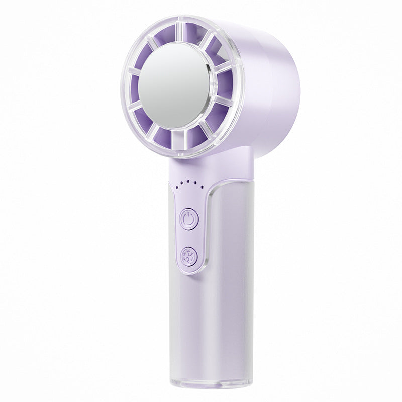 Unisex bærbar oppladbar nano tåkeventilator Luvikno