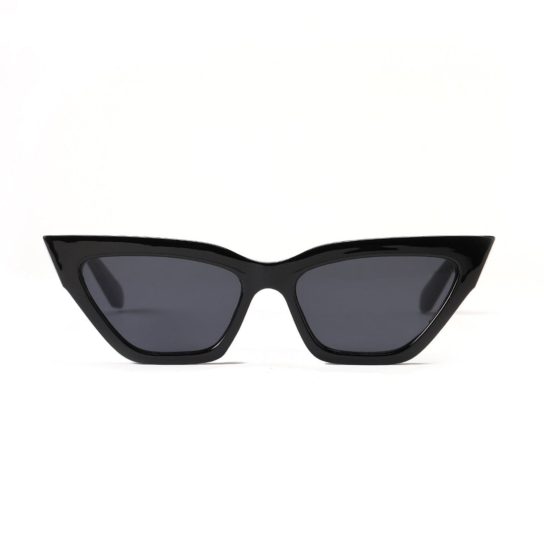 Dame Cat-Eye solbrille med luksuriøs kjettingramme Luvikno