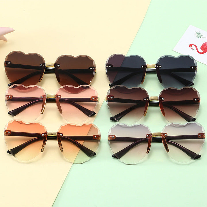 Dame Hjerteformet Solbrille Luvikno