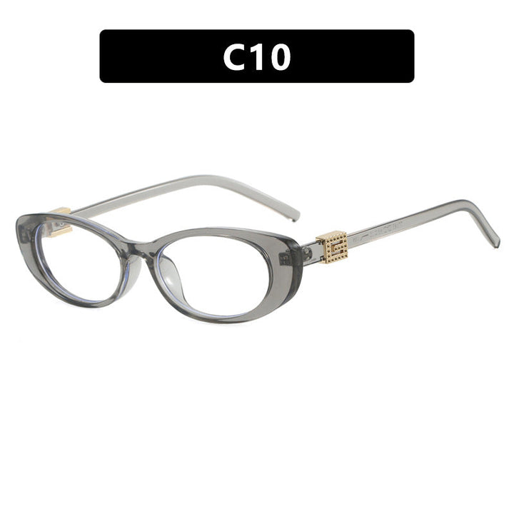 Dame elegant Cat-Eye solbriller med fine aksenter Luvikno