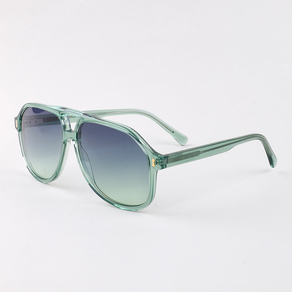 Dame moderne solbrille med innovativ ramme Luvikno