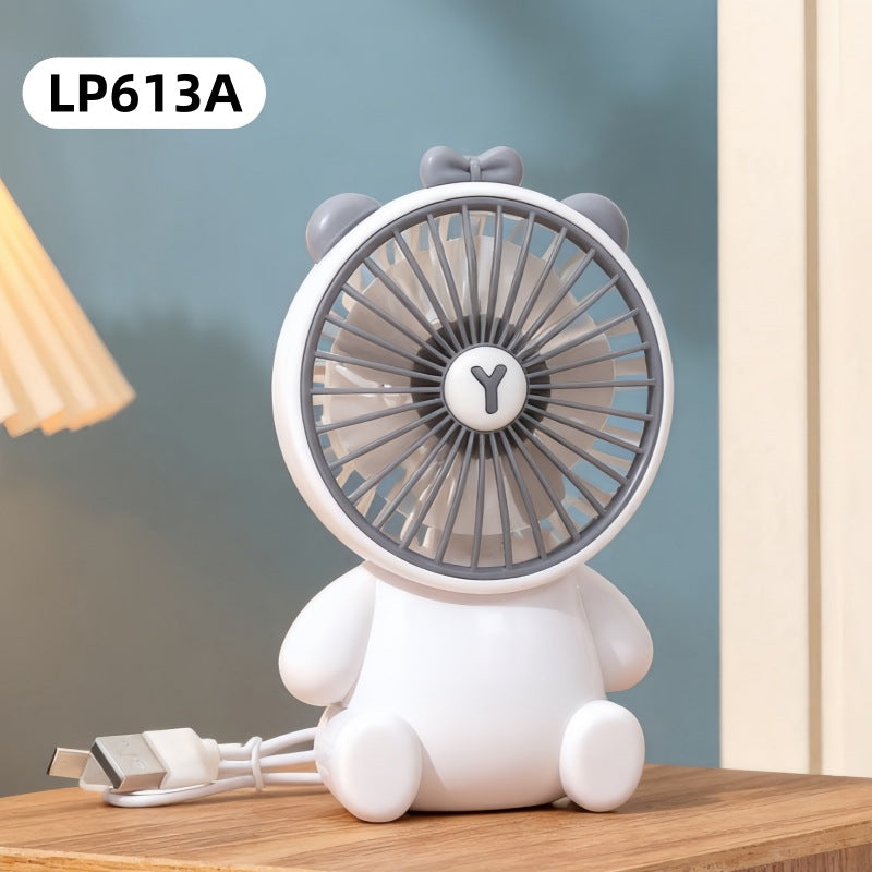 Damer Bærbar USB-vifte med lekent dyredesign Luvikno