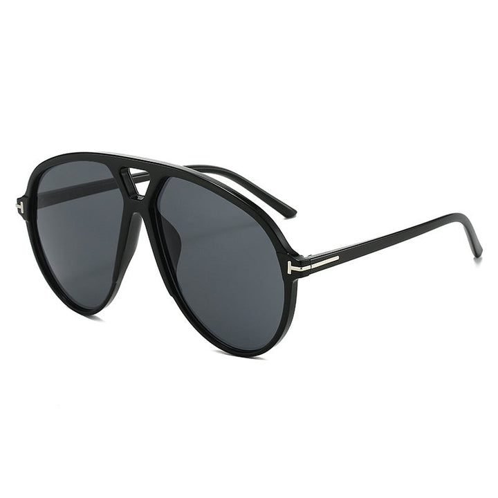 Dame oversized solbriller i moderne avangardistisk design Luvikno