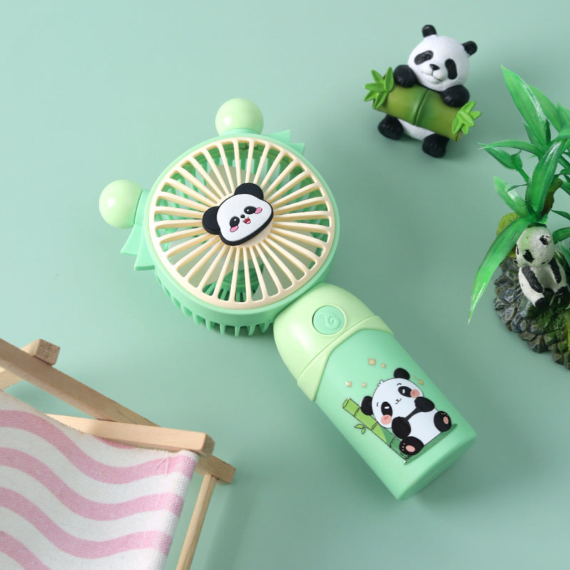 Bærbar panda-tema mini vifte Luvikno