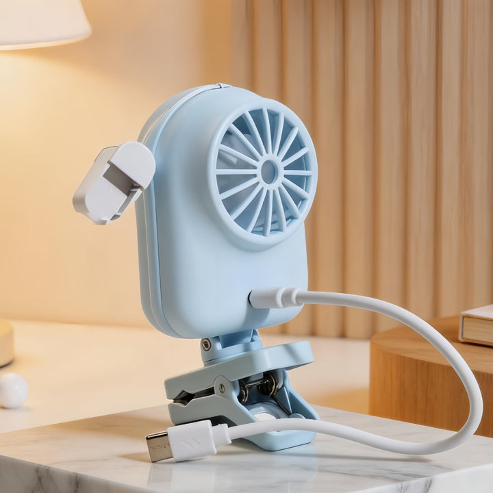 Bærbar Mini Vifte med Usb-tilkobling og Justerbar Hastighet Luvikno