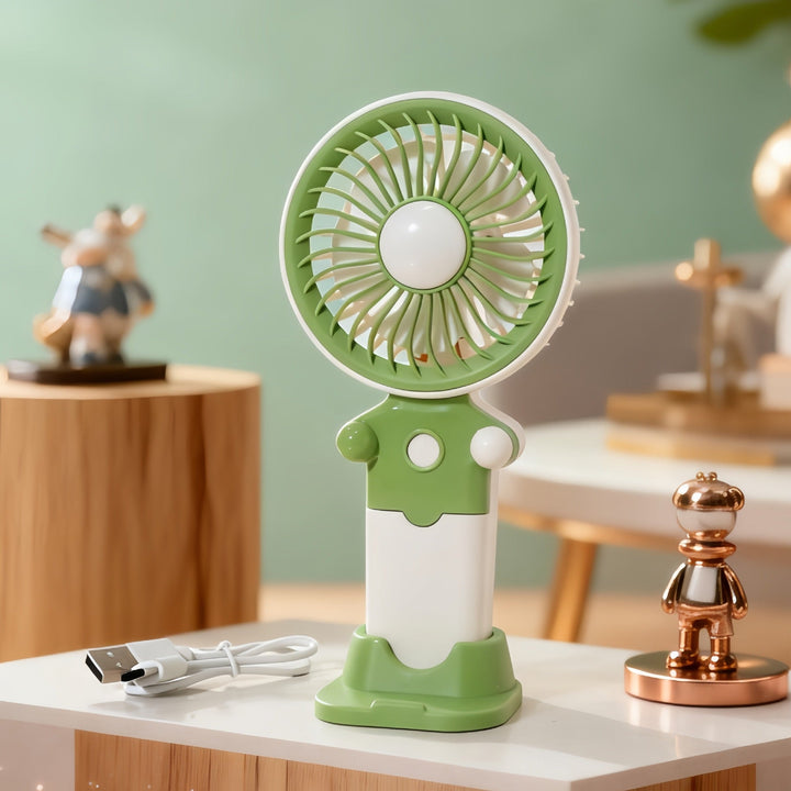 Dame Portable USB Vifte med Fleksibel Holder Luvikno