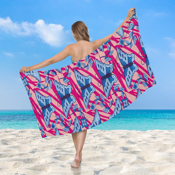 Women's beach towel by Luvikno