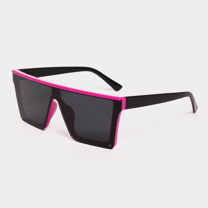 Dame oversized solbriller i futuristisk design Luvikno