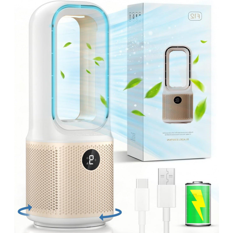 Unisex Turmventilator uten rotorblader med intelligent timer Luvikno