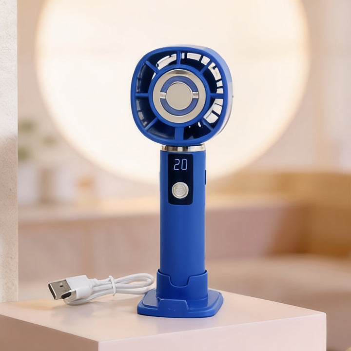 Kvinnenes bærbare USB hånfan med variabel hastighetskontroll Luvikno