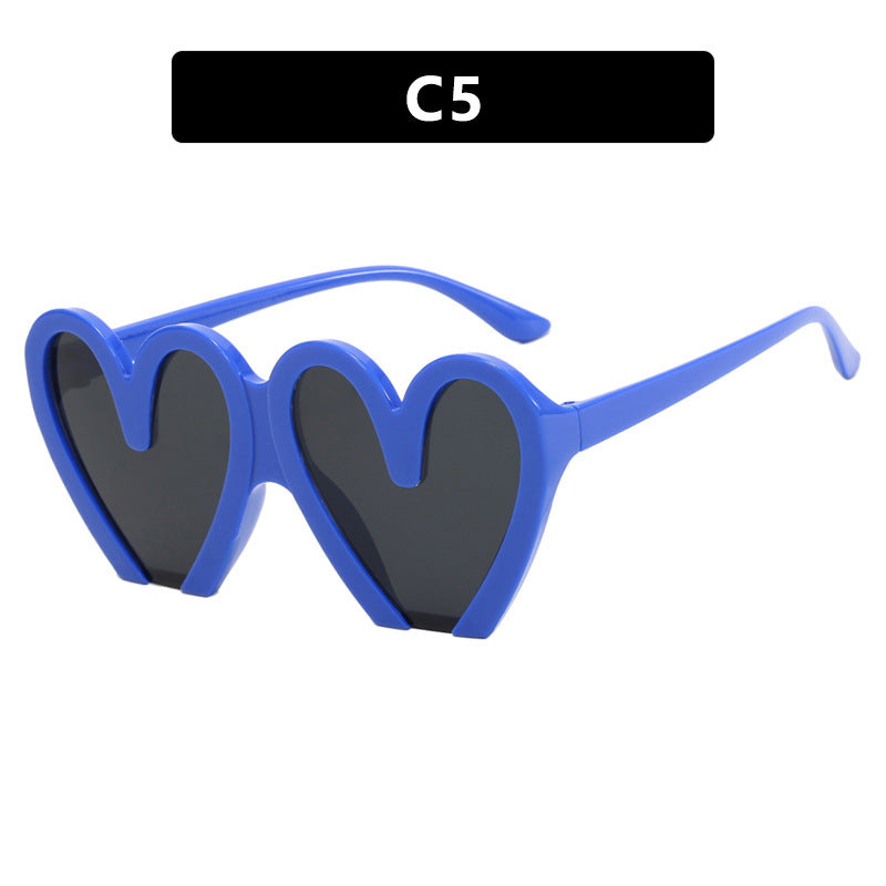 Dame hjerteformet solbrille Luvikno 1780928954