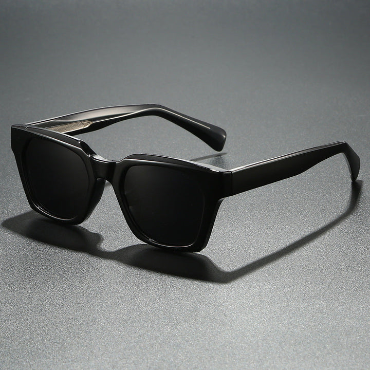 Damer trendy firkantet solbrille Luvikno