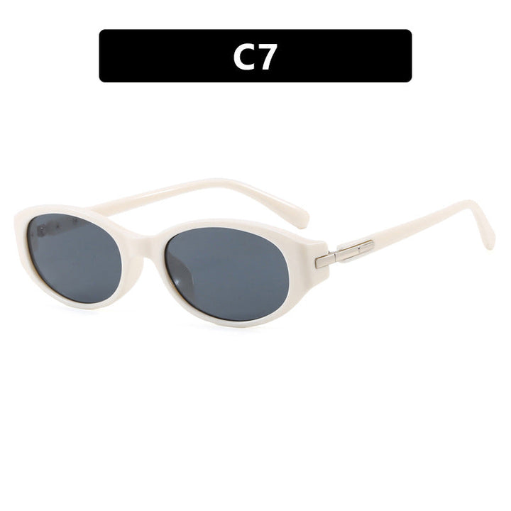 Damen cat-eye solbrille med robust ramme og polariserte linser Luvikno