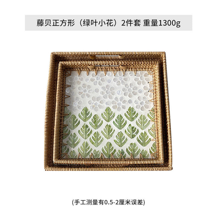 Dame dekorative Mosaikkserveringsfatsett Luvikno