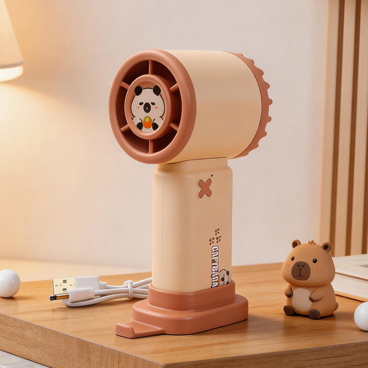 Dame portable mini håndvifte i søtt kanindesign Luvikno
