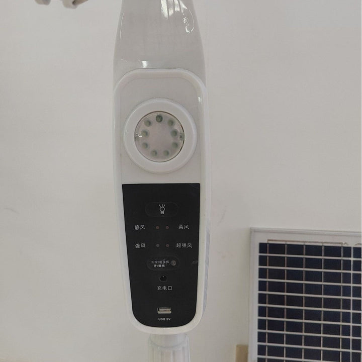 Unisex Solarbetr powered Standvifte med smart styring Luvikno