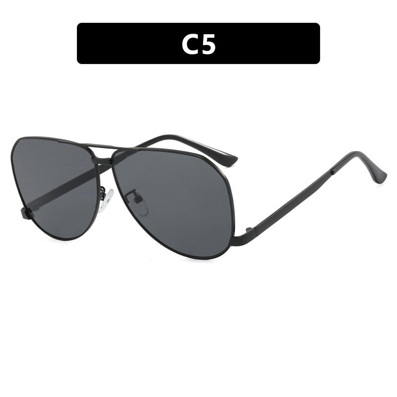 Dame elegante Aviator solbriller Luvikno