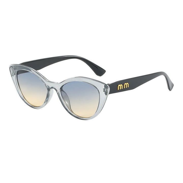 Damen Cat-Eye solbriller i trendy vintage-stil Luvikno