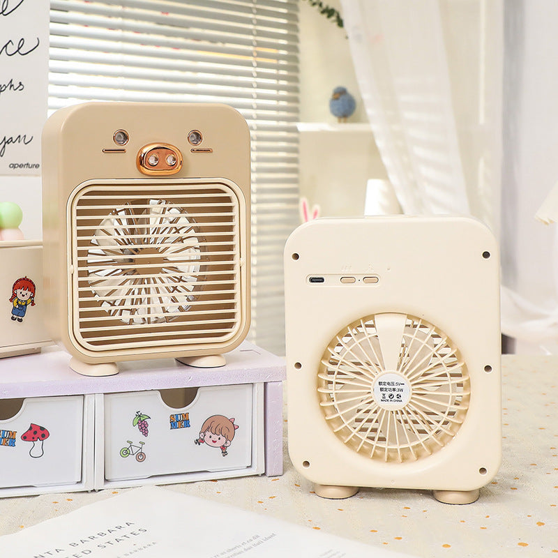 Bærbar Mini Vifte for Damer med Dyrdesign Luvikno
