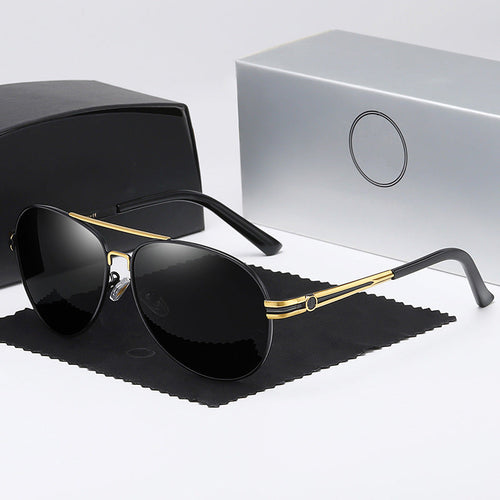 Dame elegant solbrille med smal ramme og UV-beskyttelse Luvikno