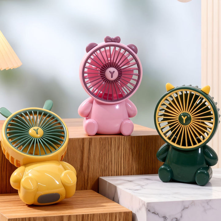 Kvinnens portable USB mini håndholdte vifte med dyredesign Luvikno