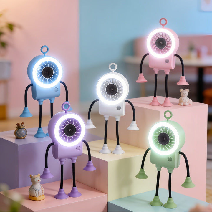 Dame Kreativ Bordvifter med LED-belysning og fleksibel feste Luvikno