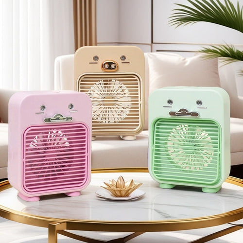 Bærbar Mini Vifte for Damer med Dyrdesign Luvikno